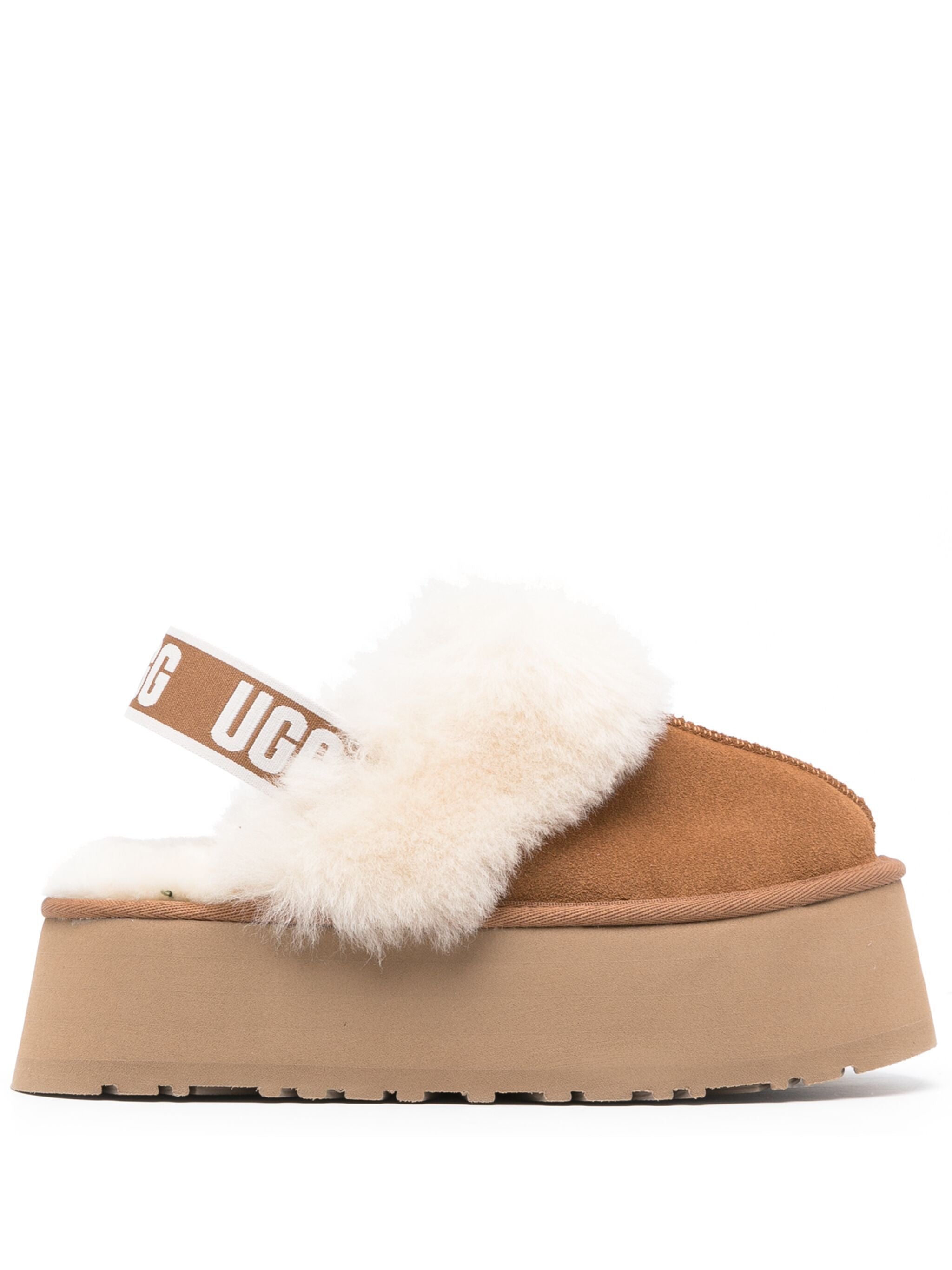 UGG Funkette 60mm suede slingback slippers UGG