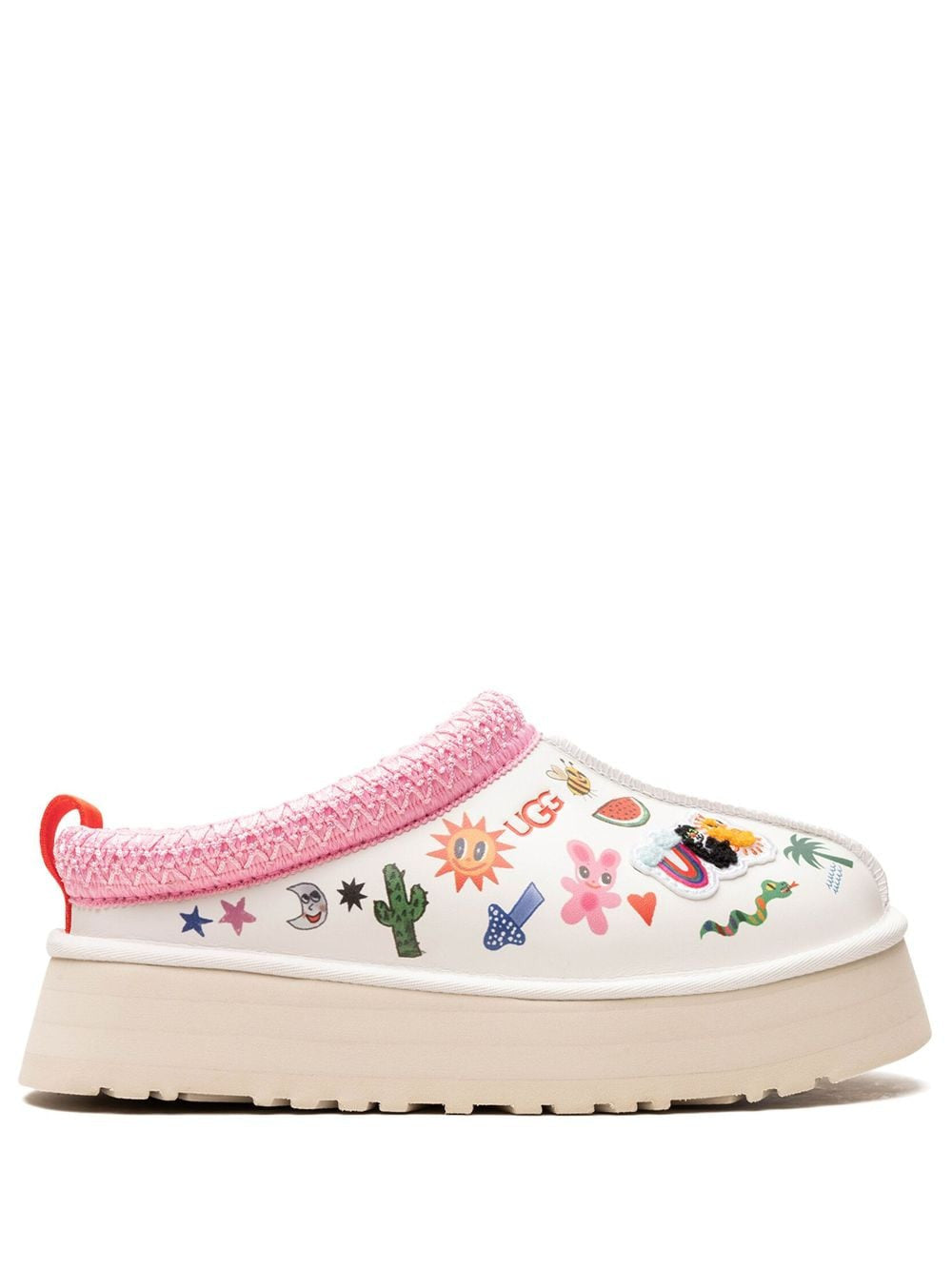 UGG Tazz Pop Sketch "White" slippers Balenciaga