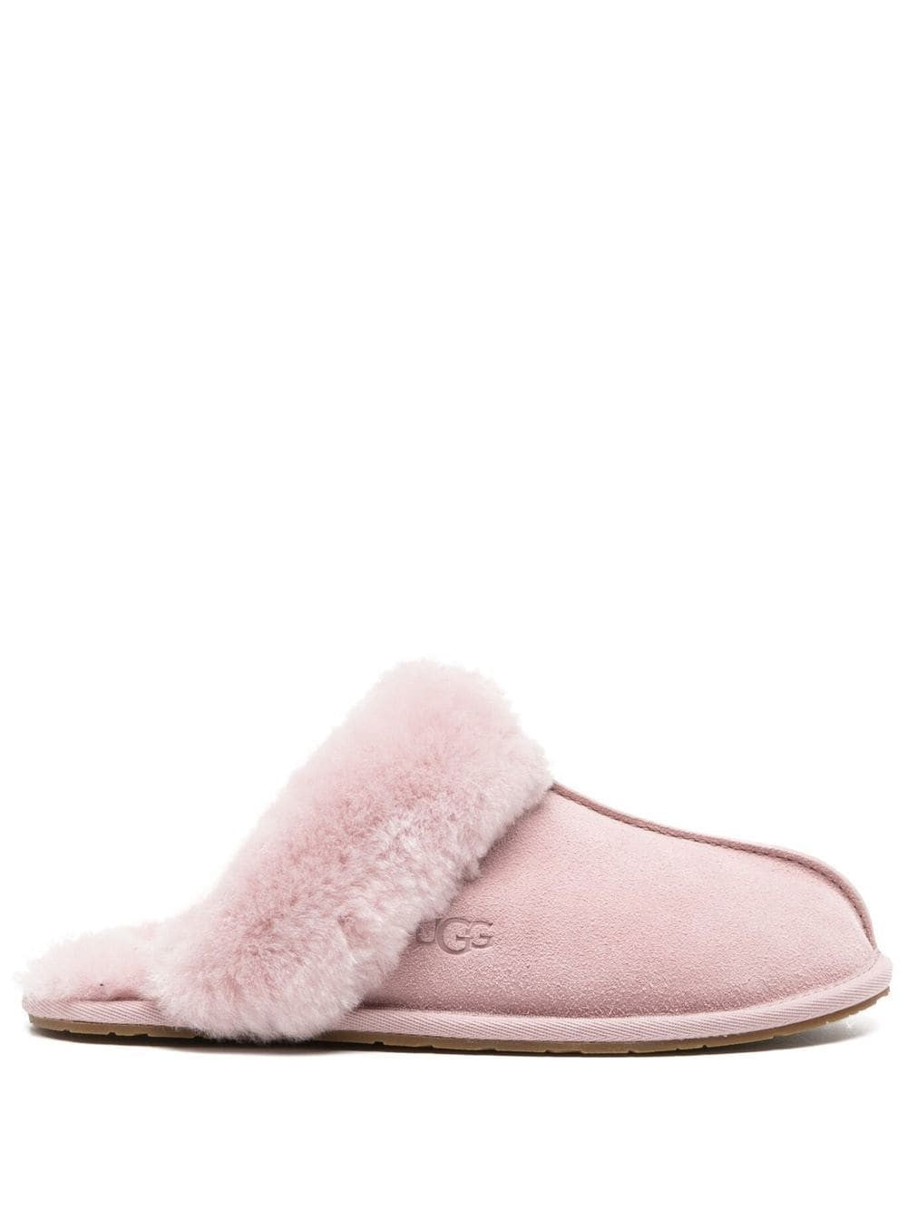 UGG Scuffette II fur-trimmed slippers Balenciaga