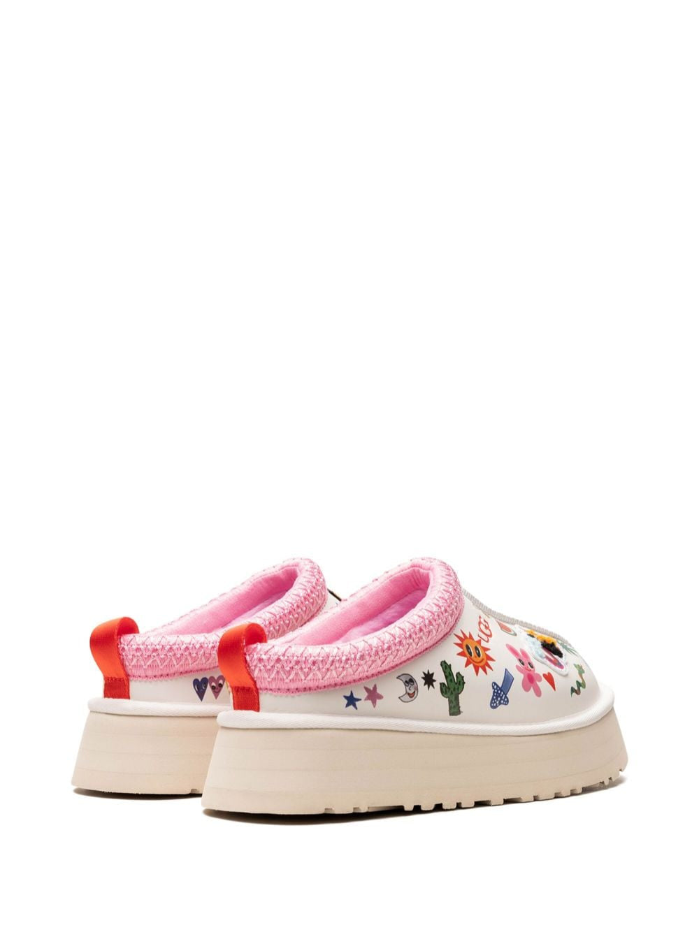 UGG Tazz Pop Sketch "White" slippers Balenciaga