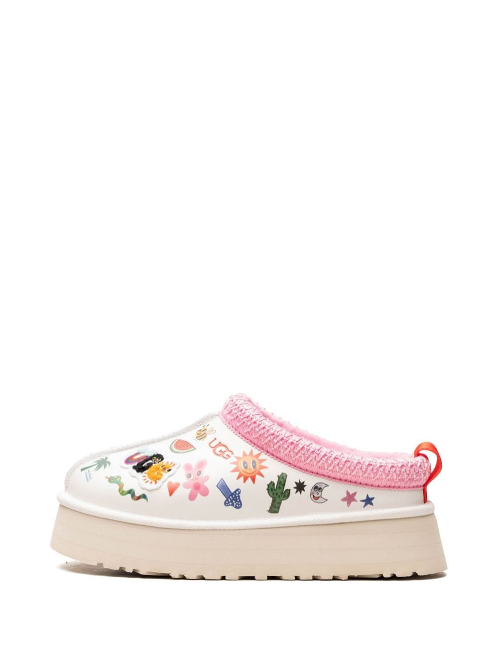 UGG Tazz Pop Sketch "White" slippers Balenciaga